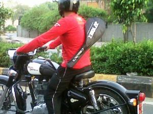 Royal Enfield Rider - The Proud Bullet Motorcycle Rider © The Gappuccino